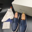 Мокасины • Santoni • Темно-синий