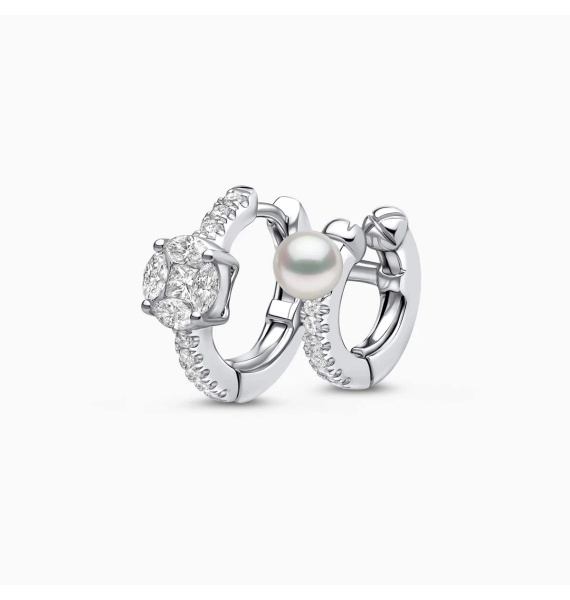 Серьги • Yoko London • Белый