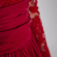 Платье • Marchesa • Бордовый