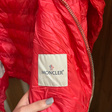 Куртка • Moncler • Розовый