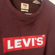 Свитшот • Levi's • Бордовый
