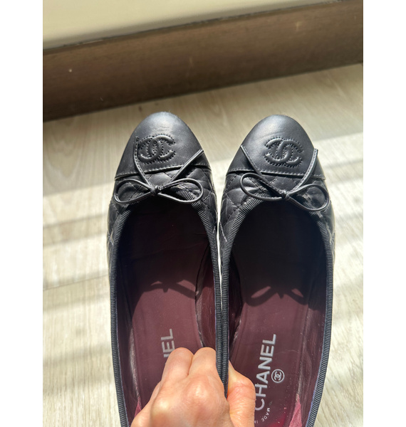 Балетки • Chanel • Черный