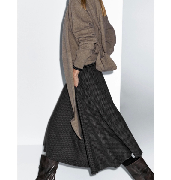 Юбка • Massimo Dutti • Коричневый