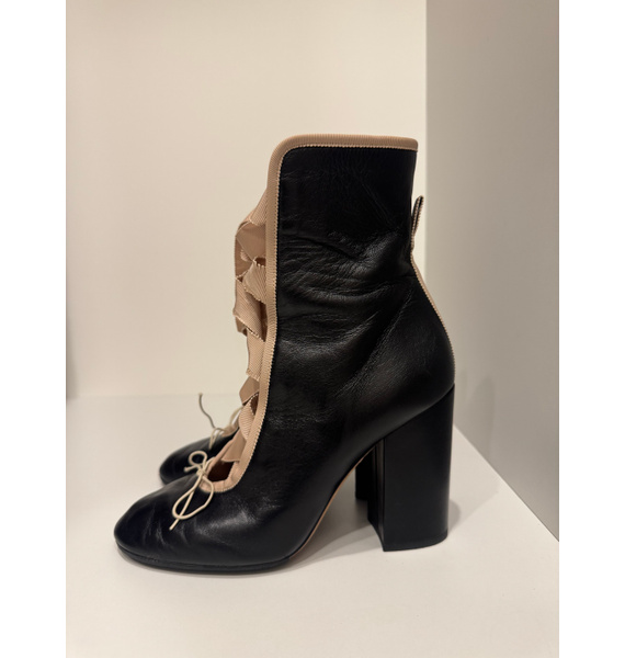 Ботильоны • Valentino • Черный