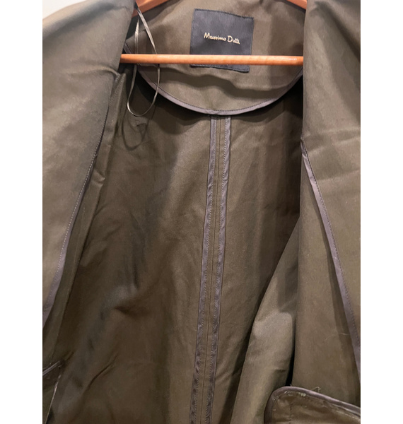 Тренч • Massimo Dutti • Хаки
