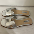 Шлепанцы • Steve Madden • Серебряный