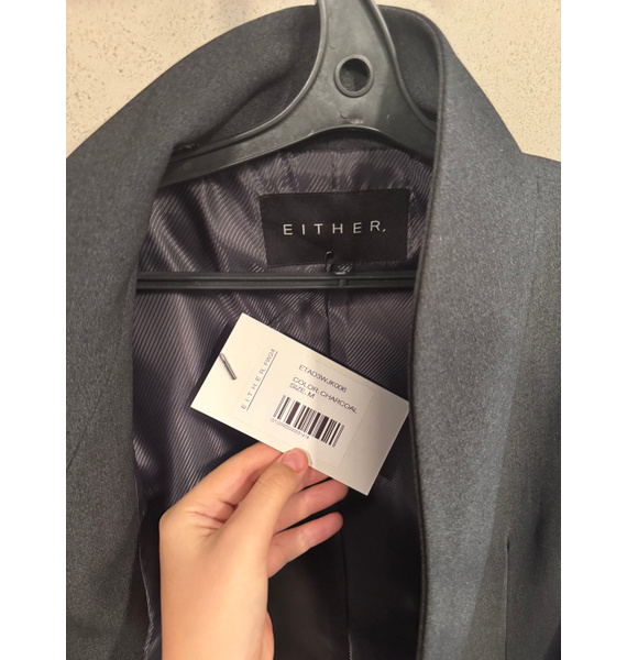 Жакет • EITHER • Серый
