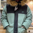Пуховик • New Balance • Мятный