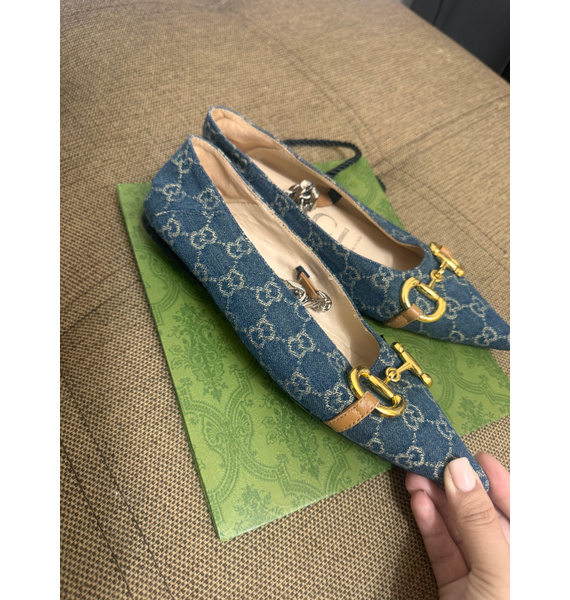 Балетки • Gucci • Голубой