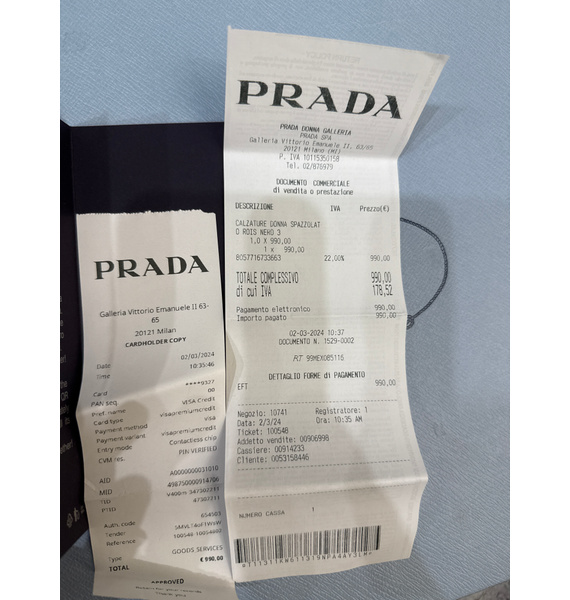 Лоферы • Prada • Черный