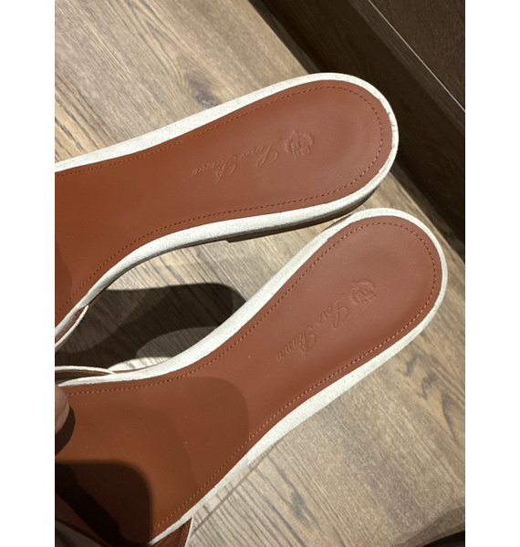 Шлепанцы • Loro Piana • Белый