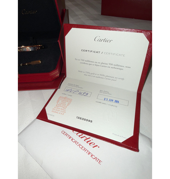 Браслет • Cartier • Золотой