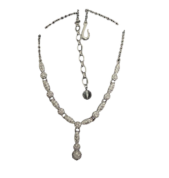 Колье • Swarovski • Серебряный