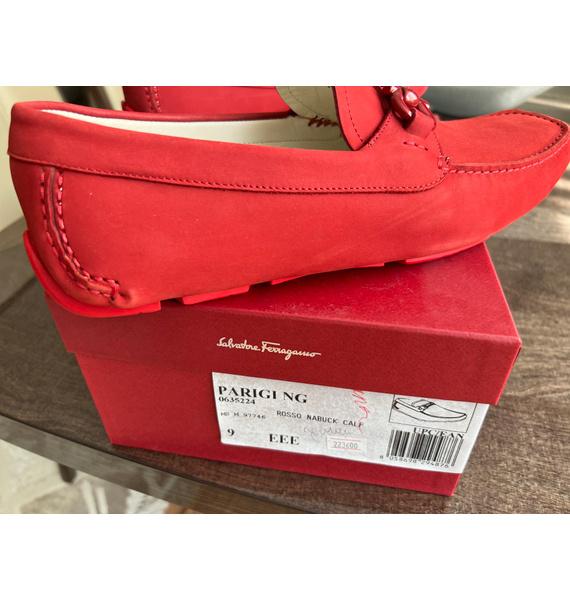 Мокасины • Ferragamo • Красный