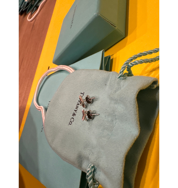 Пусеты • Tiffany & Co. • Серебряный