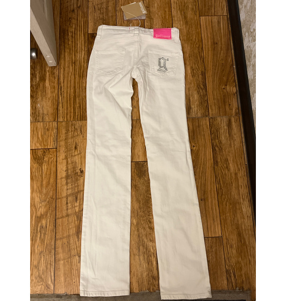 Джинсы • John Galliano • Белый