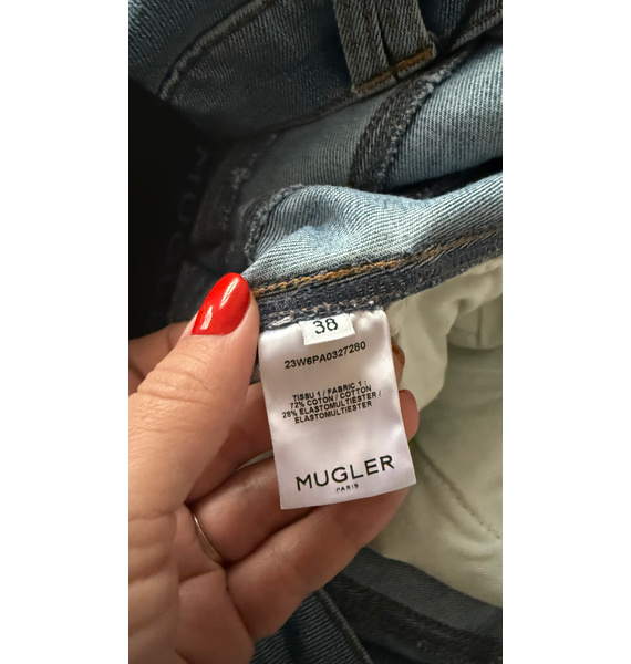 Джинсы • Mugler • Голубой