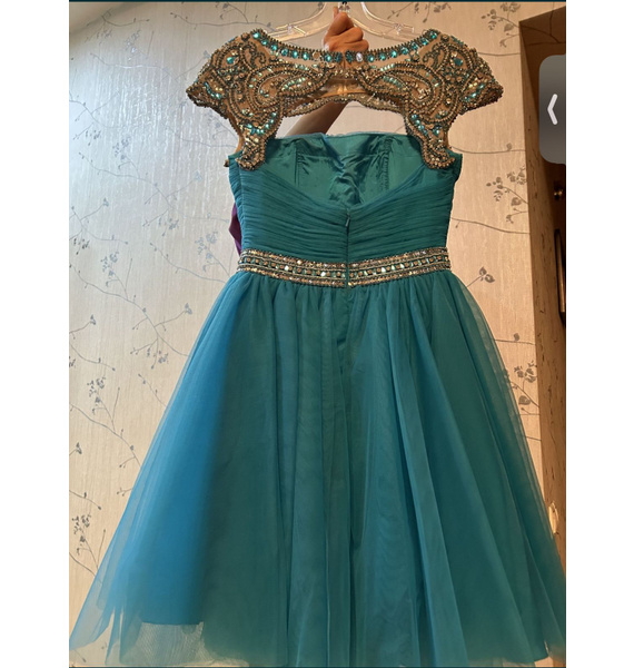 Платье • SHERRI HILL • Бирюзовый