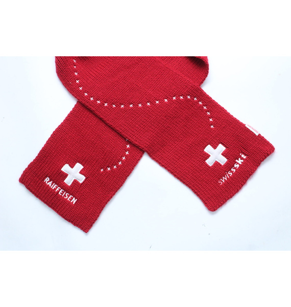 Шарф • Swiss Ski • Красный