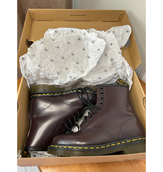 Сапоги • Dr. Martens • Бордовый