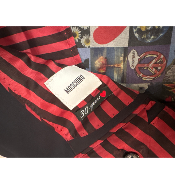 Пиджак • Moschino • Темно-синий