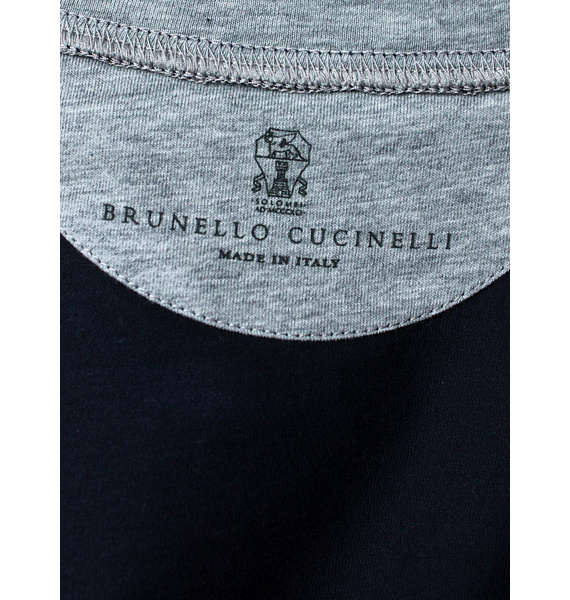 Футболка • Brunello Cucinelli • Темно-синий