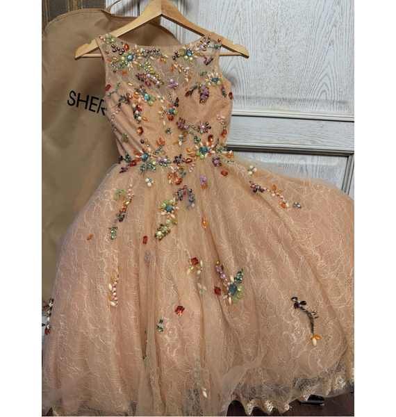 Платье • SHERRI HILL • Песочный