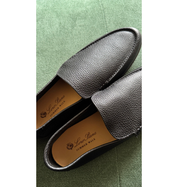 Мокасины • Loro Piana • Черный