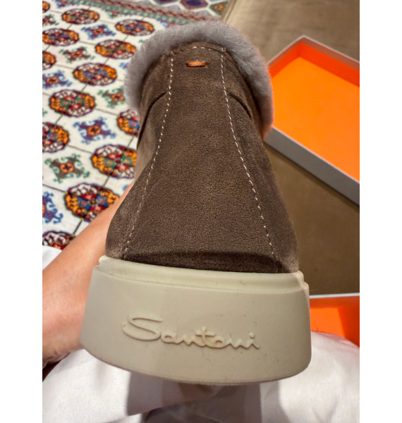 Ботинки • Santoni • Коричневый