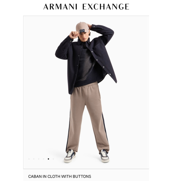 Куртка • Armani Exchange • Темно-синий