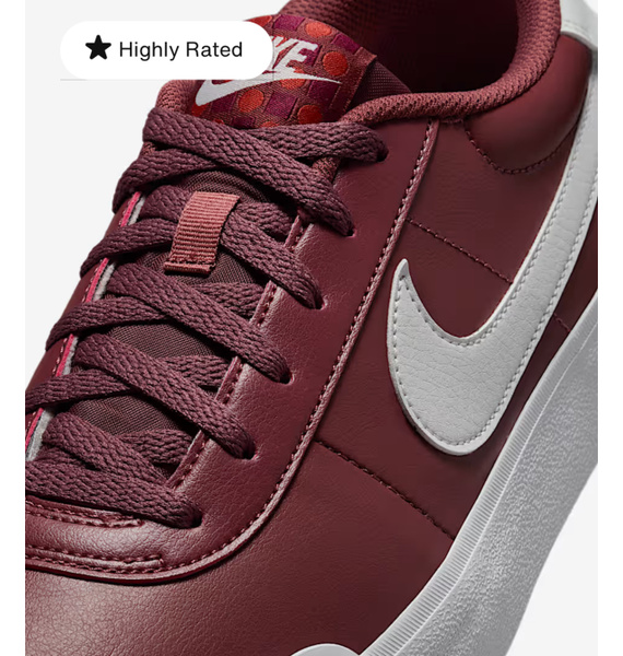 Кроссовки • Nike • Бордовый