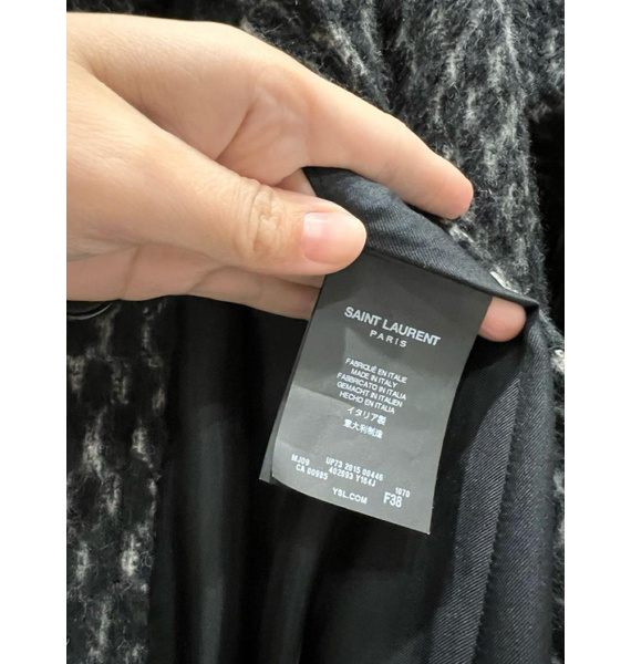 Пальто • Saint Laurent • Черный