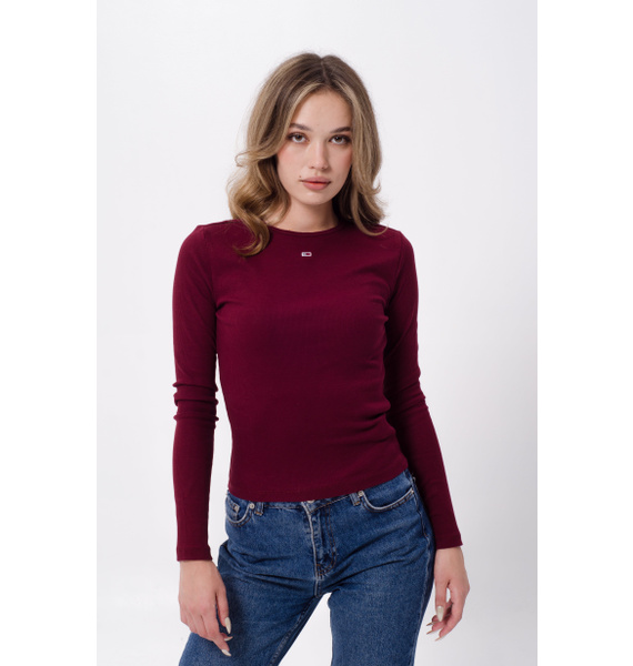 Лонгслив • Tommy Hilfiger • Бордовый