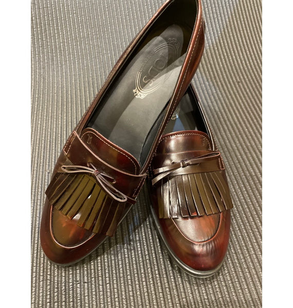 Лоферы • Tod's • Бордовый