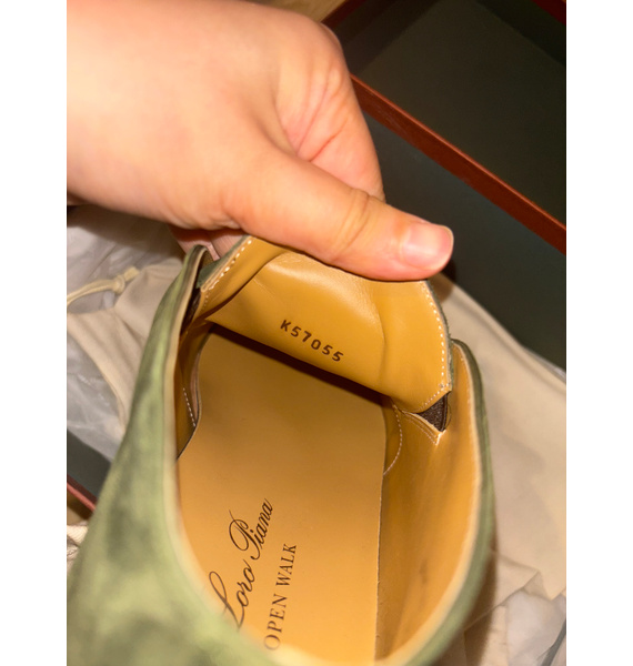 Лоферы • Loro Piana • Зеленый