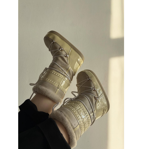 Сапоги • Jimmy Choo • Кремовый