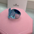 Кольцо • Swarovski • Голубой