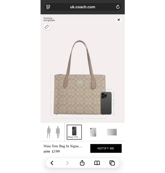 Сумка • Coach • Коричневый